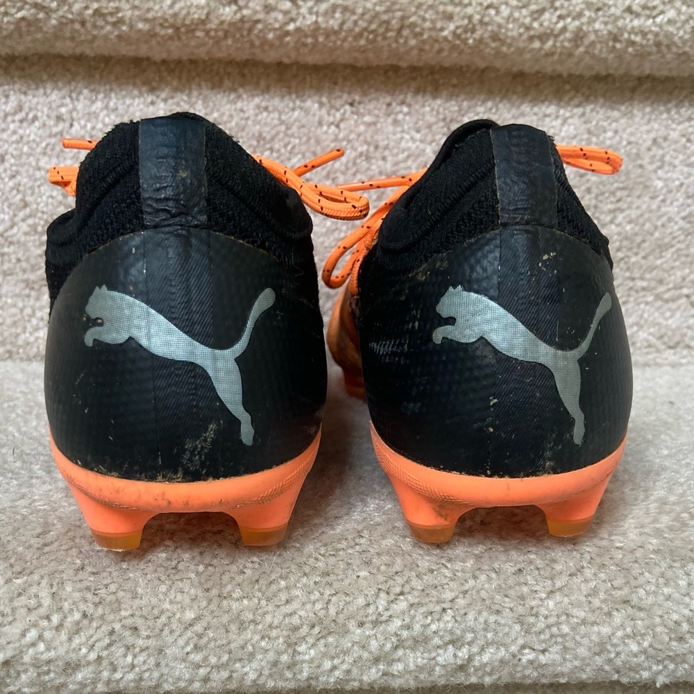Puma Future Fuzionfit Pro 1 ACZ Evoknit Soccer Cleats Orange Black Men’s 10 - Picture 5 of 10